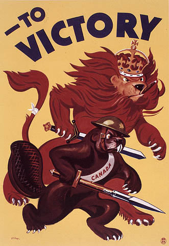 Canadian propaganda poster: 